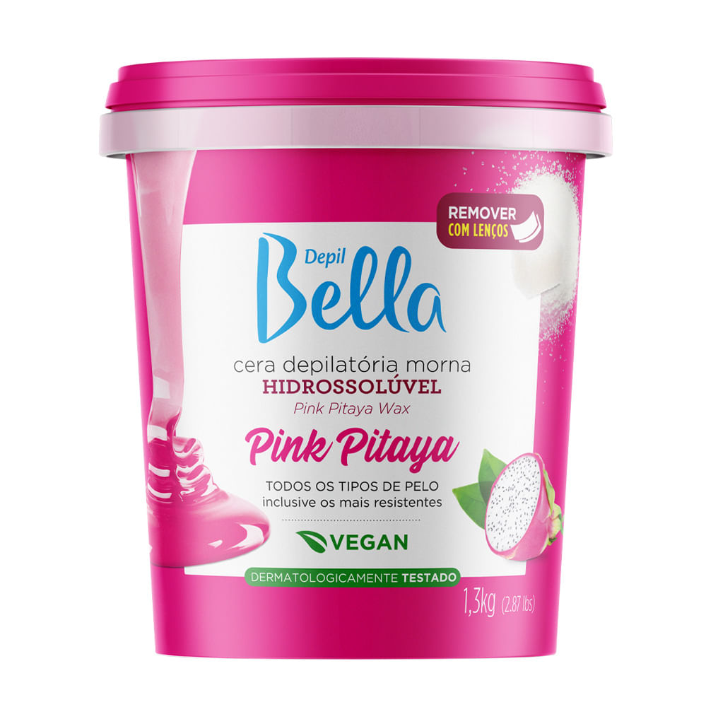 Cera Quente Depilatoria Hidrossoluvel Pink Pitaya Depil Bella