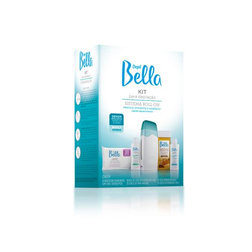 Kit Para Depilação Sistema Roll On Bivolt Automático Depil Bella