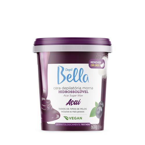 Cera Quente Hidrossolúvel Açaí Depil Bella