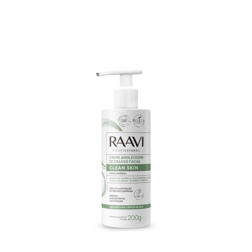 Creme Amolecedor De Cravos Facial Clean Skin Raavi 200g