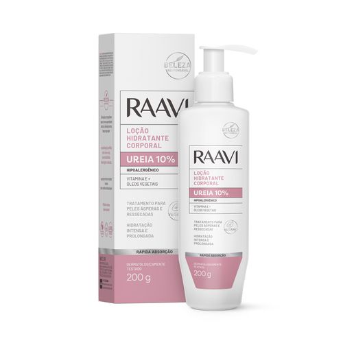 Loção Hidratante Corporal Ureia 10% Raavi 200g