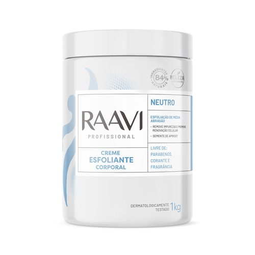 Creme Esfoliante Corporal Neutro Raavi 1kg