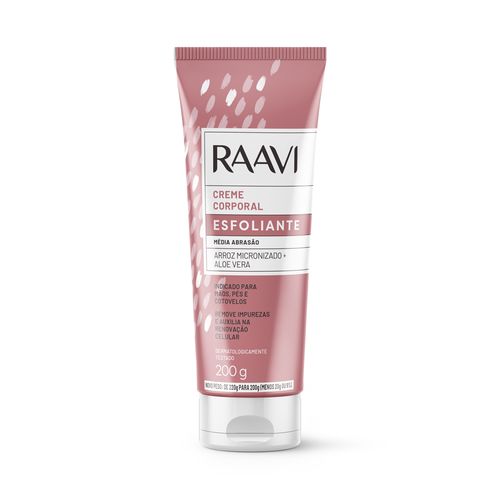 Creme Esfoliante Corporal de Arroz Raavi