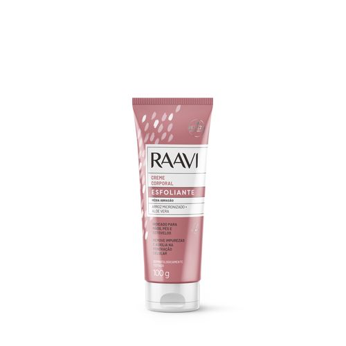 Creme Esfoliante Corporal de Arroz Raavi