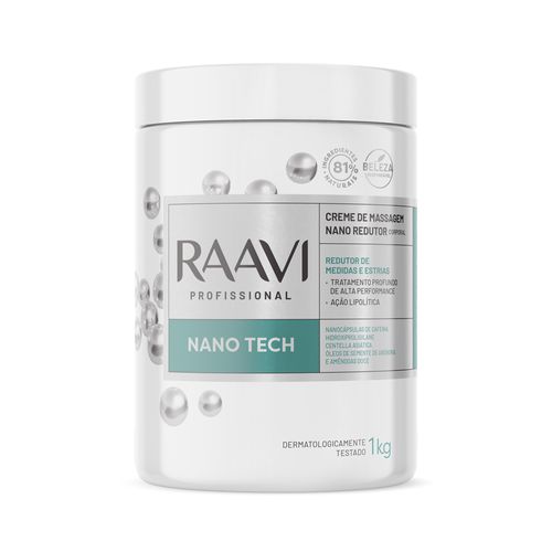 Creme de Massagem Corporal Nano Redutor Raavi