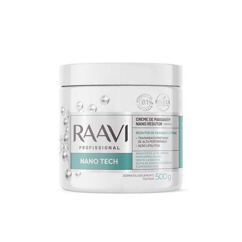 Creme de Massagem Corporal Nano Redutor Raavi