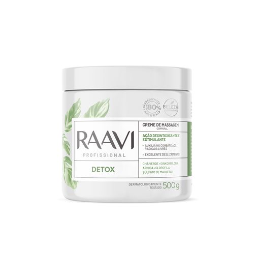 Creme de Massagem Corporal Detox Raavi