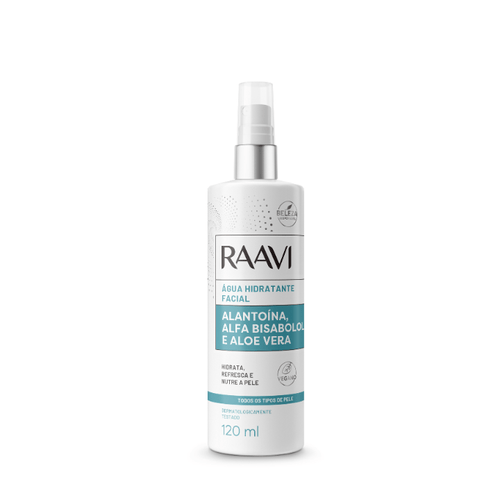 Água Hidratante Facial Raavi 120ml